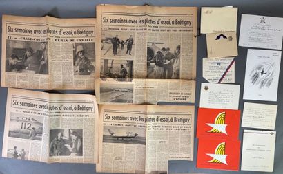 Suite de 4 coupures de journaux 