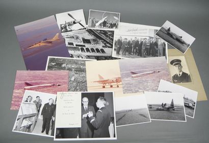Set of 21 photographs of the French military...