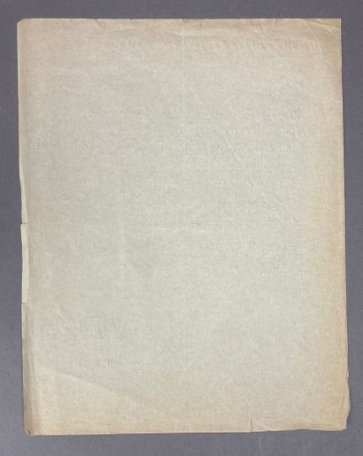 Lettre adressée à Costes et Bellonte par...