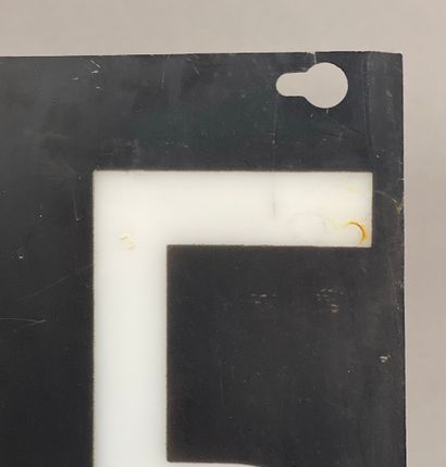 Aluminum sign reading 