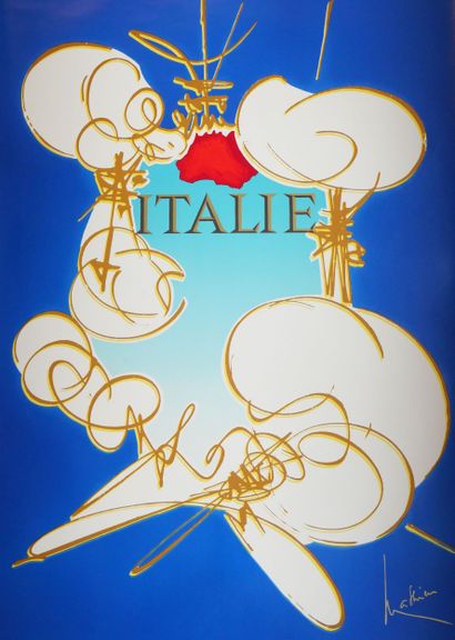 Georges MATHIEU (1912–2012) for AIR FRANCE
