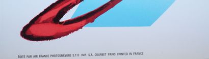 Georges MATHIEU (1912–2012) for AIR FRANCE
