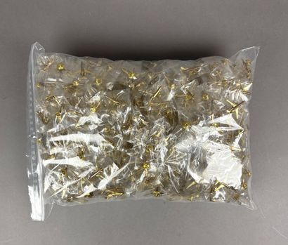 A collection of approximately 250 gold pins...