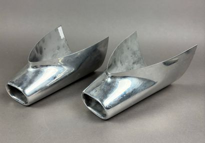 Paire de sorties de pots d'échappement en...