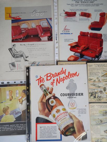 Documentation binder containing vintage advertisements,...