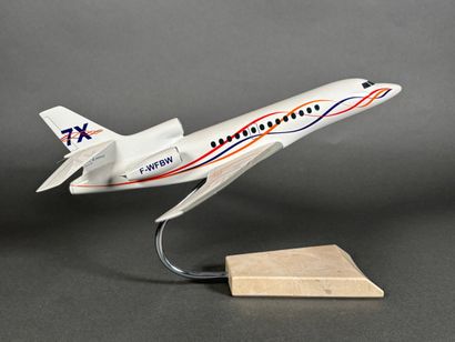 Maquette Dassault 7X F-WFBW, modèle en résine...