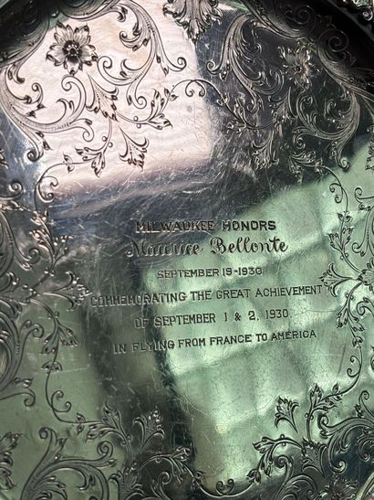 Plat commémoratif en argent sterling (poinçon...