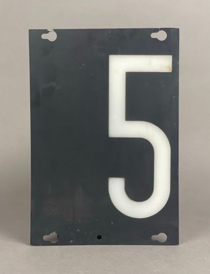 Aluminum sign reading 