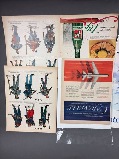 AIR FRANCE
A collection of posters, newspaper...