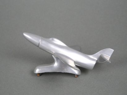 Mascotte automobile en aluminium en forme...