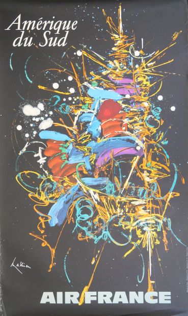 Georges MATHIEU (1912–2012) for AIR FRANCE
