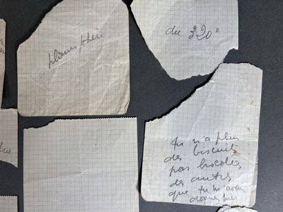 Réunion de 26 papiers échangés entre Costes...