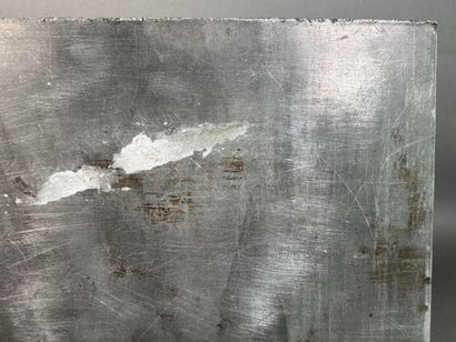 Plaque d'impression de l'itinéraire de la...