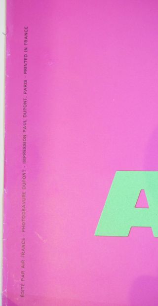 Georges MATHIEU (1912–2012) for AIR FRANCE

