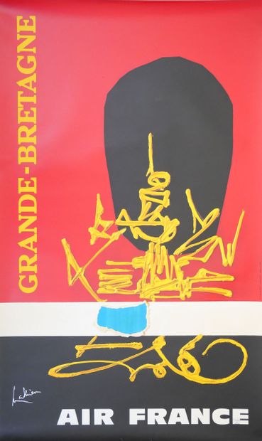 Georges MATHIEU (1912–2012) for AIR FRANCE
