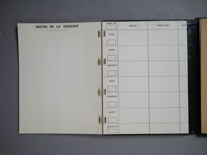 Agenda-bloc notes Hispano-Suiza, reliure...