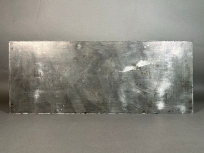Plaque d'impression de l'itinéraire de la...