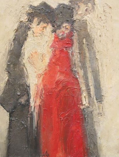 Giacomo DE PASS (Né en 1938)
Trouble au bal...