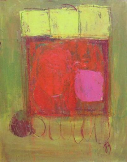 Jocelyne BONZOM*
Composition abstraite Acrylique...