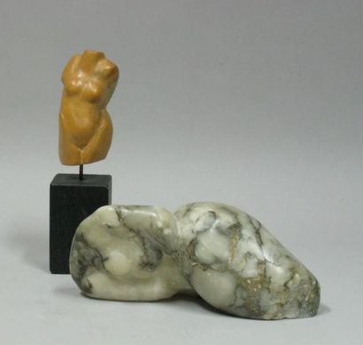 Noëlle FAVRE (XXème siècle)
Deux sculptures:...