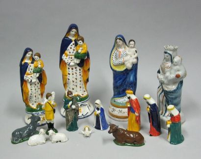 QUIMPER
Crèche complète en faïence Quimper,...