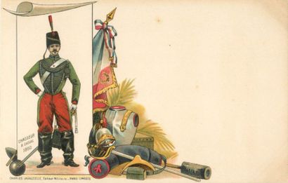 117 CARTES POSTALES MILITARIA : Illustrateurs...