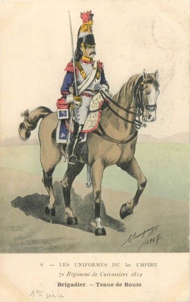 73 CARTES POSTALES MILITARIA : Les Uniformes...