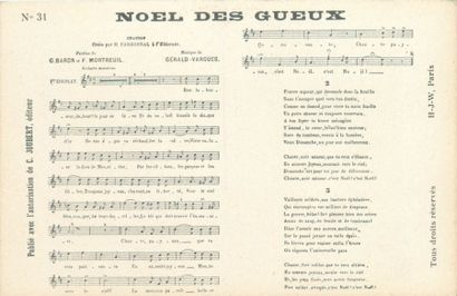 102 CARTES POSTALES CHANSONS : Divers Editeurs...