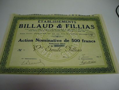 44 BILLETS DE BANQUE & ACTIONS : Billets...
