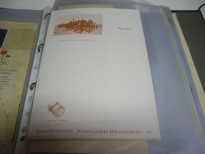VIEUX PAPIERS & DOCUMENTS : Deux Classeurs...