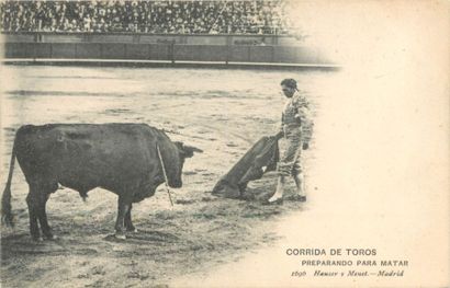 24 CARTES POSTALES CORRIDA : France & Etrangers,...