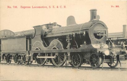 108 CARTES POSTALES LOCOMOTIONS : Chemin...
