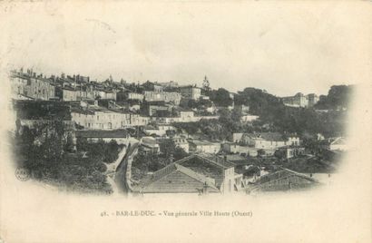 44 CARTES POSTALES MEUSE : Villes, qqs villages,...