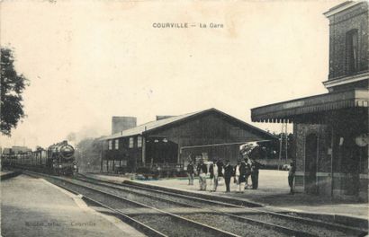 8 CARTES POSTALES CHEMIN DE FER : Petite...