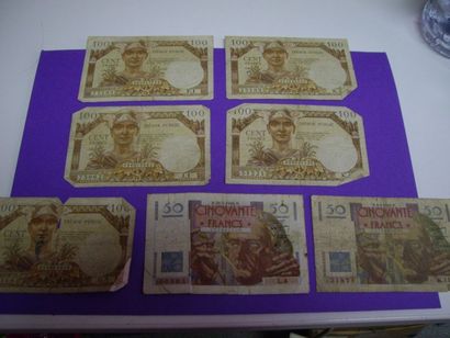 NUMISMATIQUE : Billets Etrangers & Français....