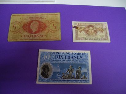 NUMISMATIQUE : Billets Etrangers & Français....