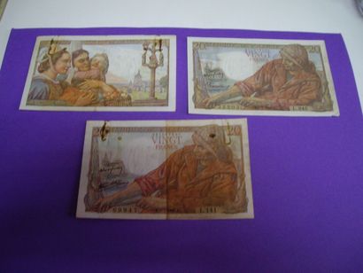 NUMISMATIQUE : Billets Etrangers & Français....