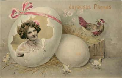 84 CARTES POSTALES FANTAISIE : Thématiques...