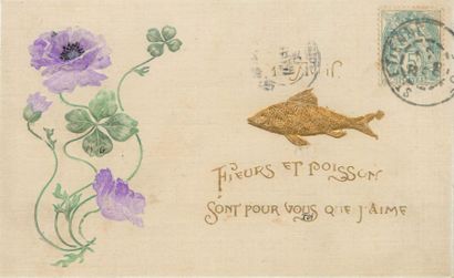 84 CARTES POSTALES FANTAISIE : Thématiques...
