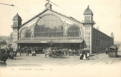109 CARTES POSTALES LES GARES : DIvers Départements...
