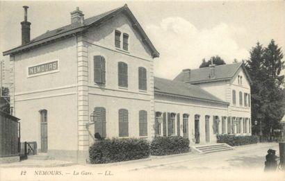 109 CARTES POSTALES LES GARES : DIvers Départements...