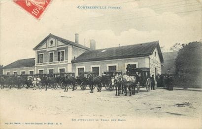109 CARTES POSTALES LES GARES : DIvers Départements...