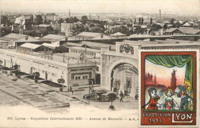 63 CARTES POSTALES RHONE : Villes (majorité),...
