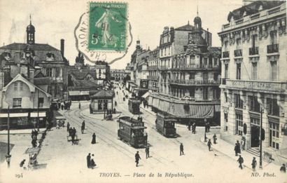 120 CARTES POSTALES NORD-EST et OUEST : Dépts...