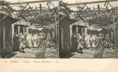 107 CARTES POSTALES ETRANGERS : Vues Stéréoscopiques...