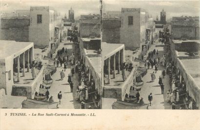 107 CARTES POSTALES ETRANGERS : Vues Stéréoscopiques...