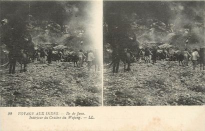 107 CARTES POSTALES ETRANGERS : Vues Stéréoscopiques...