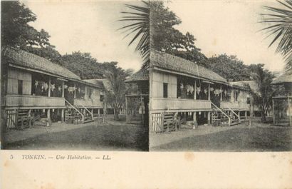 107 CARTES POSTALES ETRANGERS : Vues Stéréoscopiques...