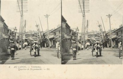 107 CARTES POSTALES ETRANGERS : Vues Stéréoscopiques...