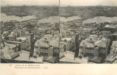 107 CARTES POSTALES ETRANGERS : Vues Stéréoscopiques...